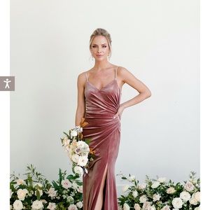 Rory velvet dress by Revelry